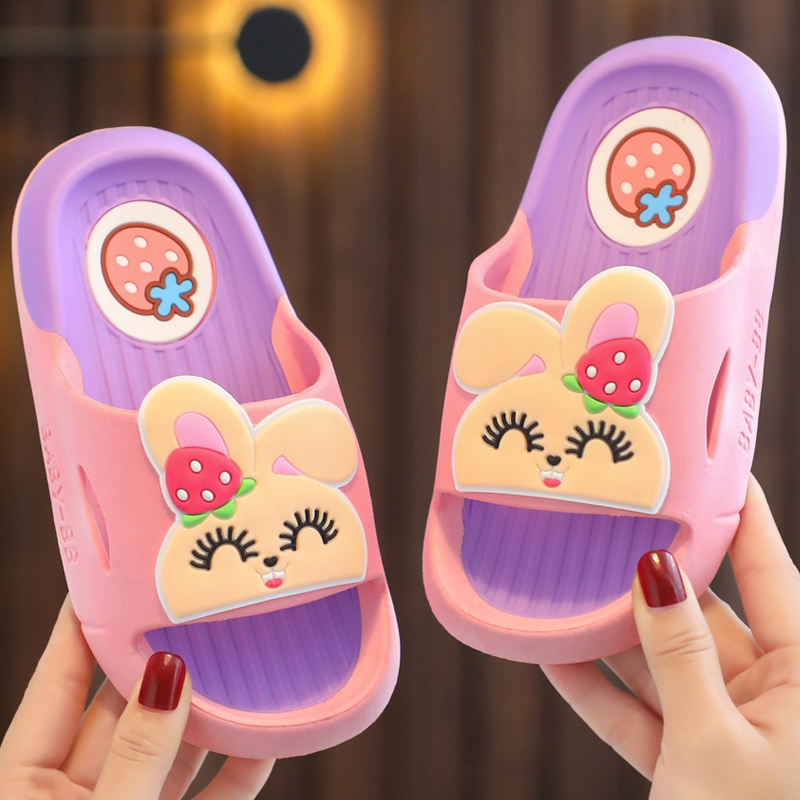 夏季凉拖鞋女童2023新款小公主防滑室内外浴室小孩洗澡沙滩亲子拖