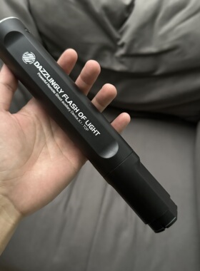 乐辉玩具枪配件雷罚 喷子 P90 维克托爆闪光手电消音器arp9文具盒