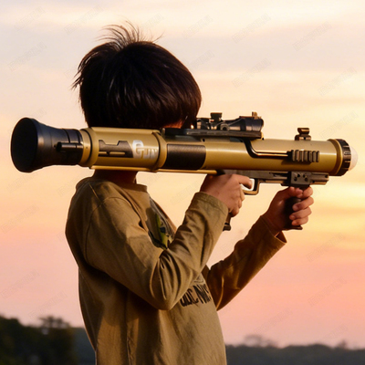三角洲行动儿童仿真rpg7火箭炮筒榴弹软弹玩具发射器吃鸡对战男孩