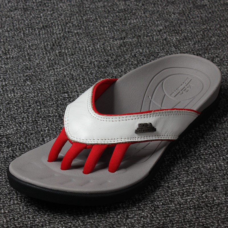 五指拖鞋 情侣款 保健功能分趾拖鞋男女 夏季清爽沙滩人字拖鞋