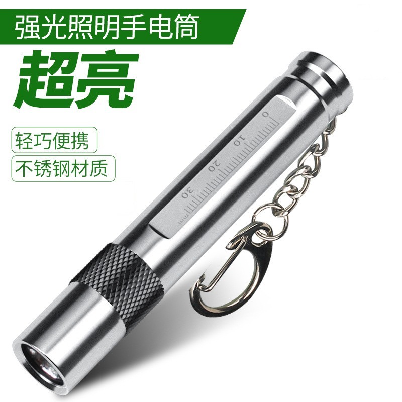 便携迷你强光手电筒LED可充电