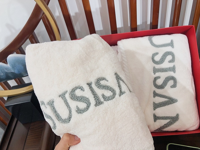 苏尚儿微米纯色浴巾毛巾伴手礼盒柔软七倍吸水不掉毛白色胜纯棉