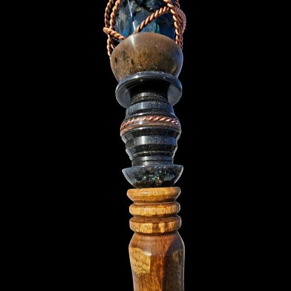 进口限量 22英寸模块化榆木张量杖 手工打造创意摆件冥想道具,模玩/动漫/周边/娃圈三坑/桌游,艺术家手办/潮玩雕像,淘宝优惠券,粉丝福利购,淘宝优惠卷