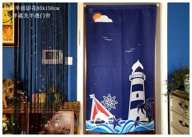 数码印花门帘印花工艺85*150cm全新
