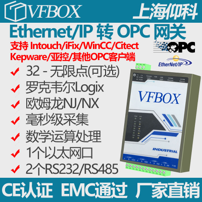 采集EthernetIP EtherCAT OPC DA CClink转换成OPC UA协议网关