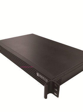 拓普龙机架式1U短机箱电源套装TOP1U250L防火墙监控ITX主板黑色