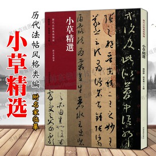 小草精选 历代法帖风格类编 孙过庭书谱王羲之十七帖怀素千字文贺知章孝经历代名家草书毛笔书法字帖技法临摹鉴赏范本书籍河南美术