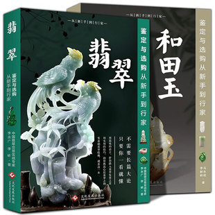 全2册 和田玉+翡翠鉴定与选购 从新手到行家 和田玉鉴定书籍和田玉入门知识真伪鉴定技巧古玩古董鉴定书投资行情收藏鉴赏