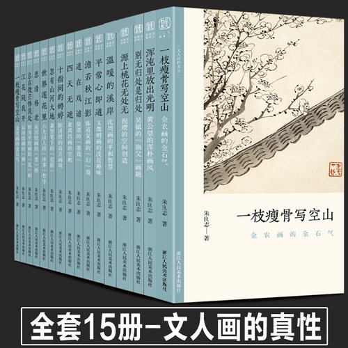 单册任选文人画真性朱良志著一枝