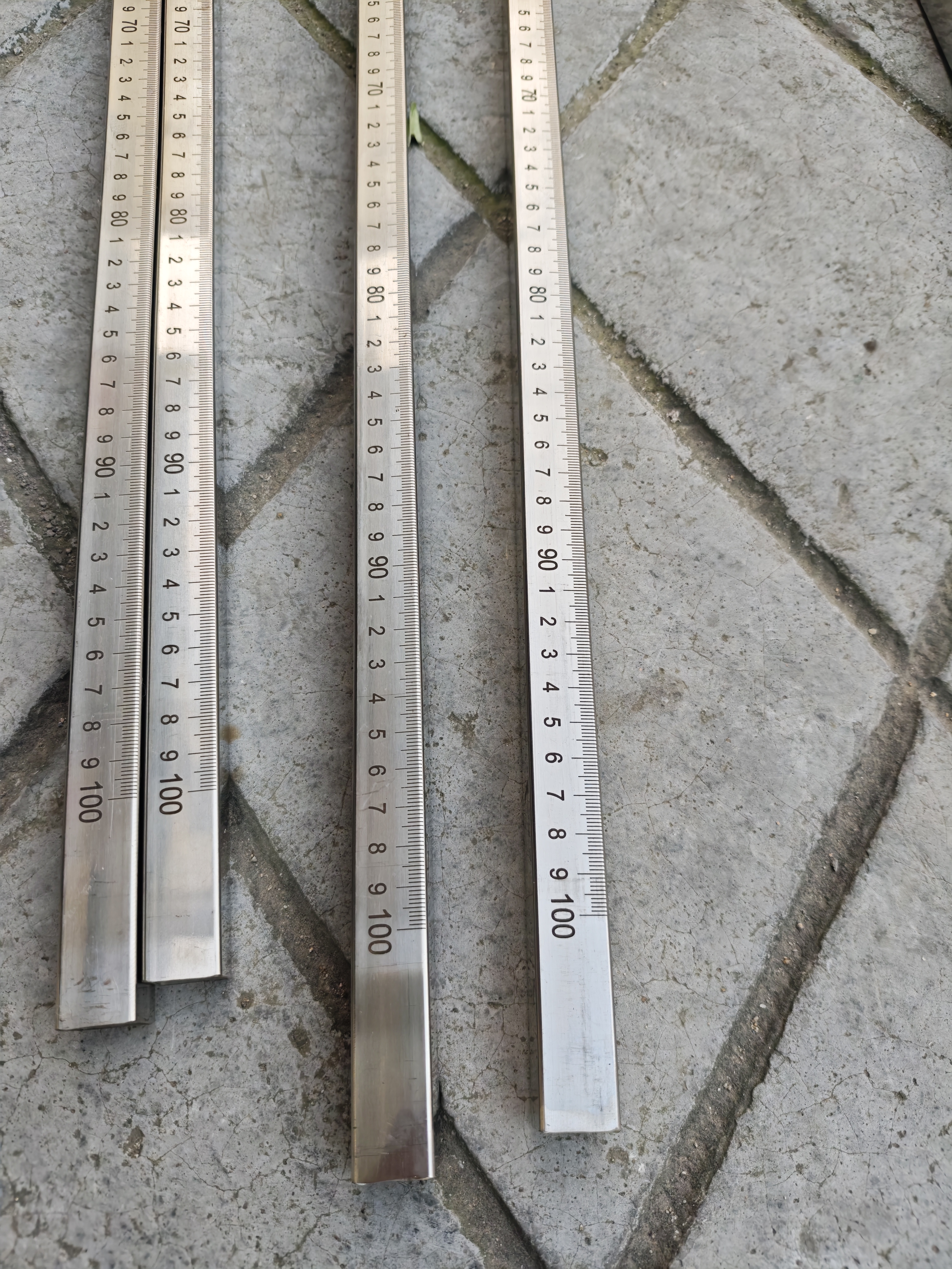 不锈钢管尺直尺批发定制刻度清晰激光雕刻各种材料可做