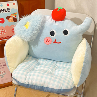 默默爱苹果小象椅垫坐垫靠背一体办公室久坐护腰宿舍座椅屁股垫子