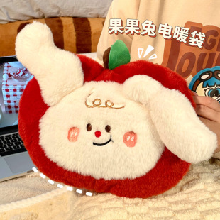 默默爱 热水袋圣诞礼物充电加厚防爆暖水袋可爱暖手宝 2025新款