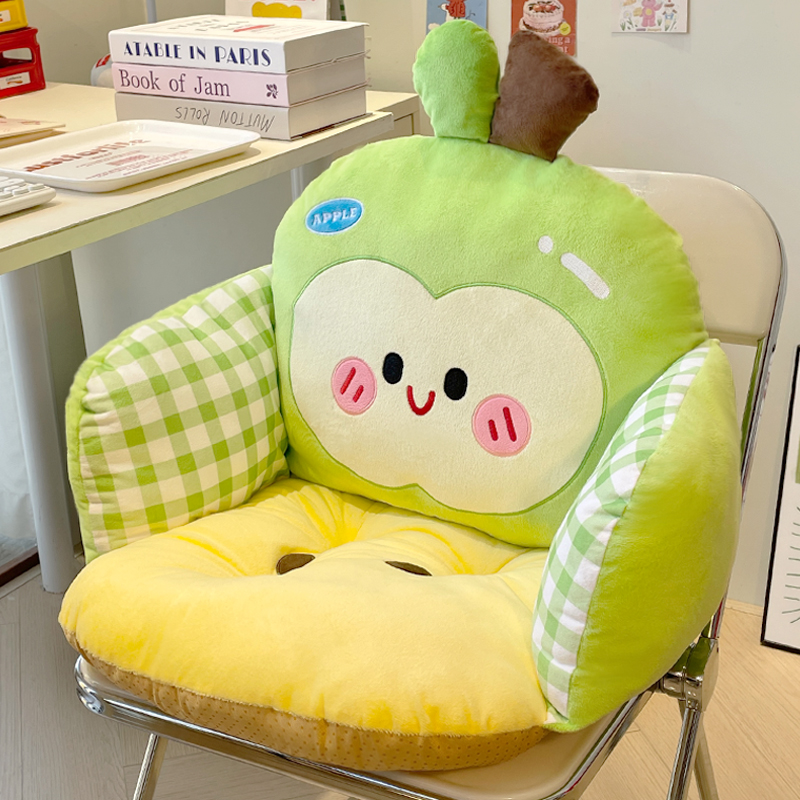 默默爱原创可爱苹果坐垫靠背