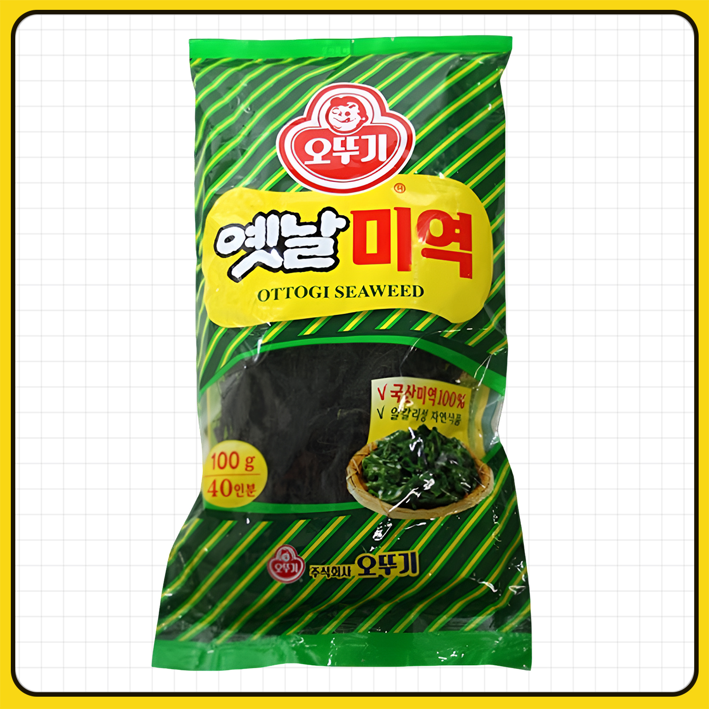 不倒翁韩国进口裙带菜100g