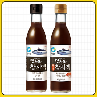 清净园花蟹金枪鱼调味汁560g韩国进口酱油海鲜凉拌菜炒菜海带汤