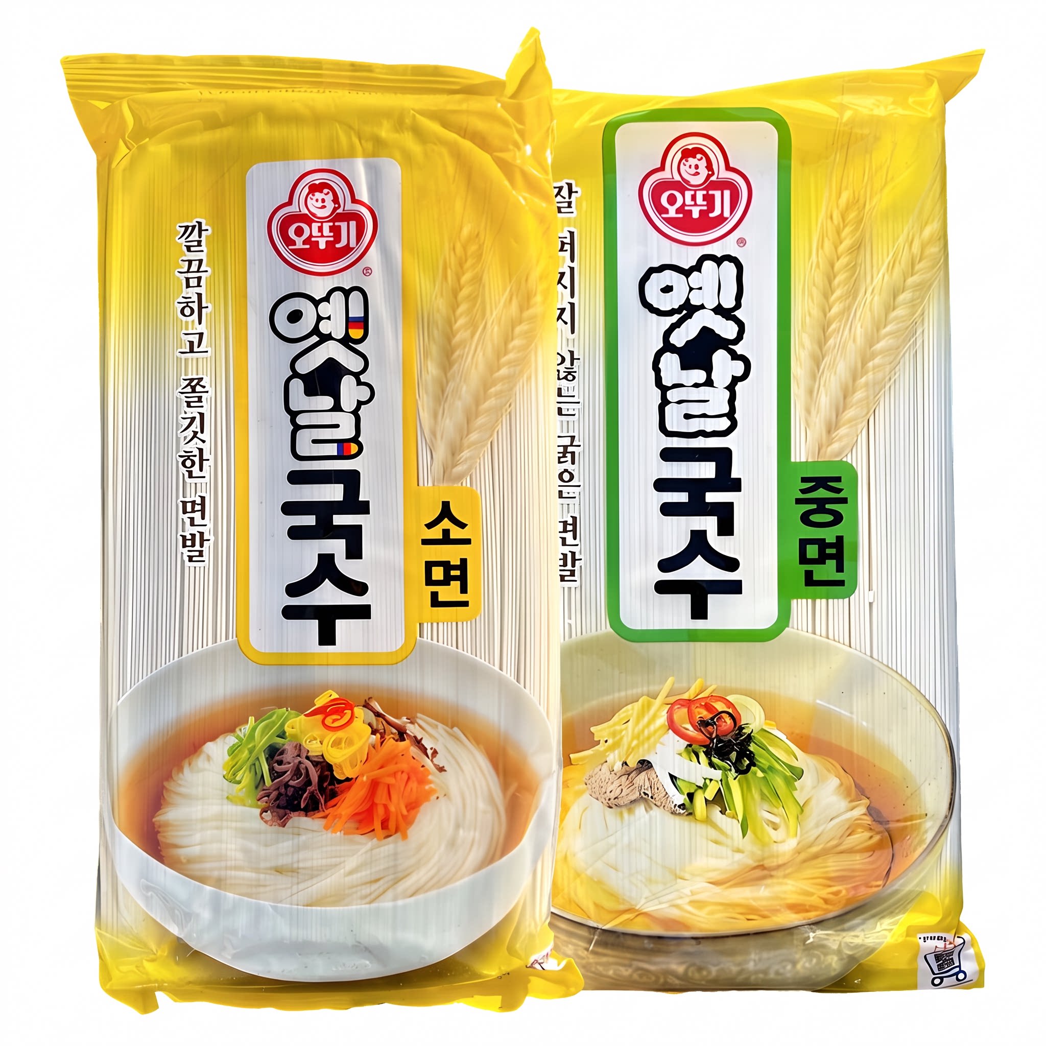 劲道爽滑小麦粉韩国小麦面不倒翁