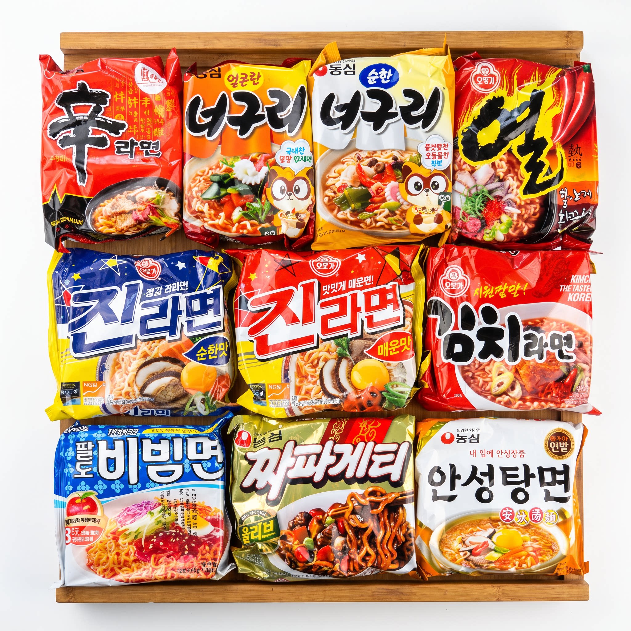 5袋包邮奥土基不倒翁韩国煮泡面