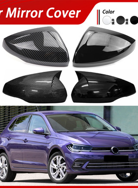 适用于18-24款大众波罗Polo AW MK6 后视镜护罩倒车镜壳反光镜盖