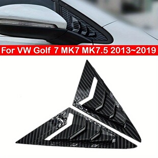 适用于大众高尔夫7MK7MK7.52013~2019前三角百叶窗百叶车内碳纤