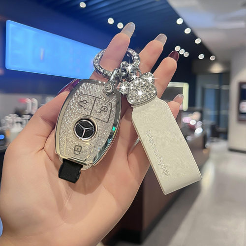 适用奔驰e300l钥匙套c260l车a200l女glc扣gla男glb220套gle350