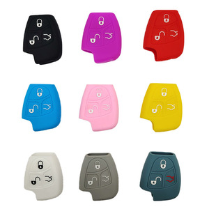 适用奔驰老款 SLK汽车钥匙保护套壳扣舒适 B200包S350男女硅胶E280