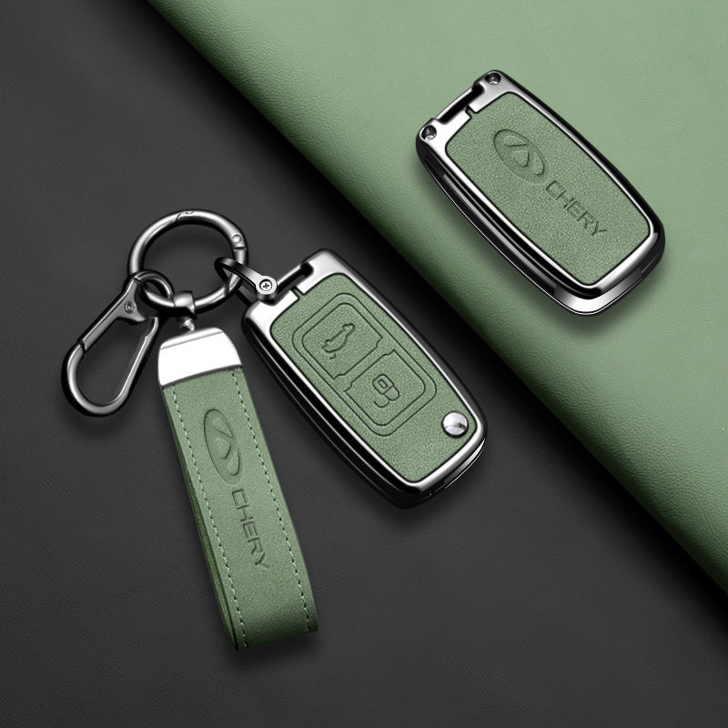 适用奇瑞汽车钥匙套A1遥控包A3外壳A5瑞虎E5开瑞K50风云2键钥匙扣