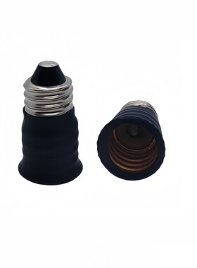 E11转E12转换灯头灯座 螺口转接器e11-e14铜镀镍