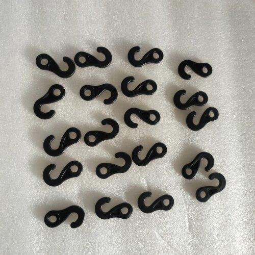 户外漂流游船独木舟甲板皮划艇独木舟储物区弹力绳 20个帐篷钩S扣