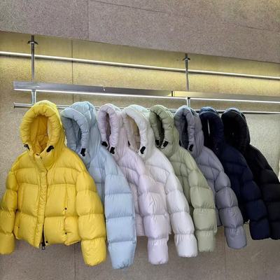 泡芙连帽面包羽绒服女短款2025年冬新款小个子白鸭绒保暖外套新品