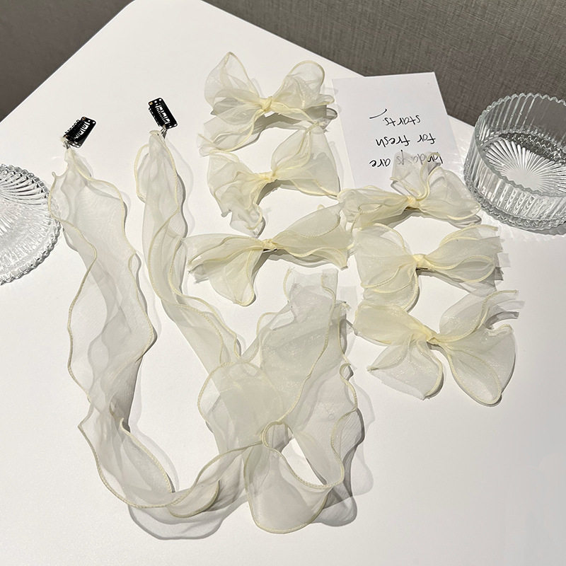 宋智雅同款网纱发带女纯欲超仙编发感蝴蝶结发夹韩国飘带头饰,饰品/流行首饰/时尚饰品新,民族风发饰,淘宝优惠券,粉丝福利购,淘宝优惠卷