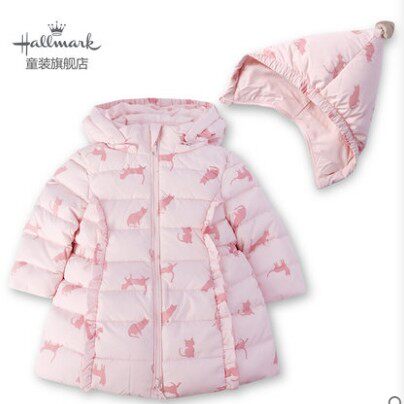 hallmark贺曼秋冬保暖连帽羽绒服