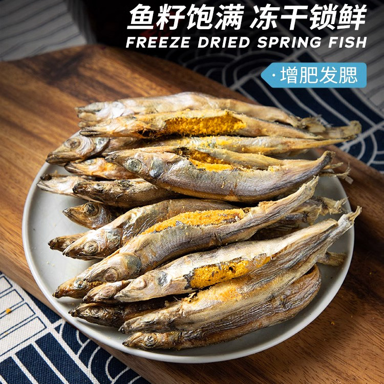 多春鱼冻干猫零食小鱼干