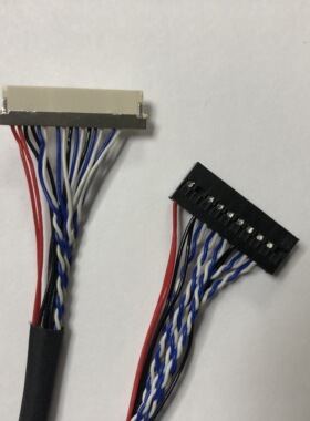 通用液晶电视显示器LVDS插针单8屏线连接线DF19-20PIN-D8测屏配件
