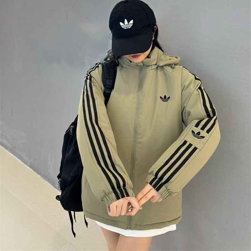 小红书推荐丨新品折扣丨冬季男女羽绒棉上衣宽松开衫连帽情侣外套