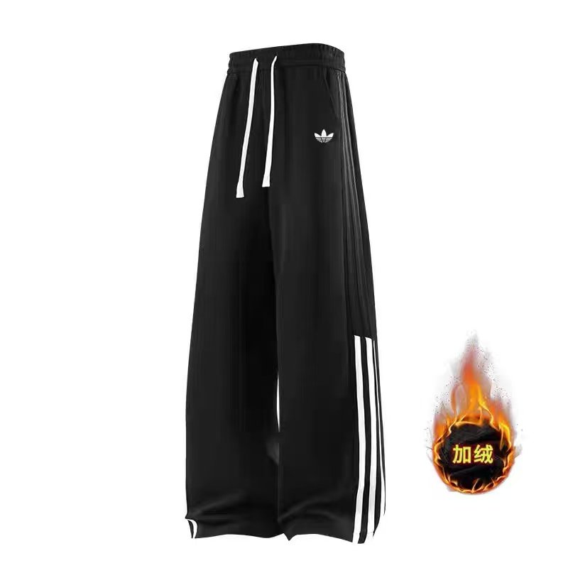 奥莱专区丨品牌折扣丨男女情侣款直筒休闲裤加绒加厚卫裤宽松运动,女装/女士精品,休闲裤,淘宝优惠券,粉丝福利购,淘宝优惠卷