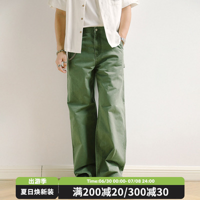 重磅NewVintage破坏水洗b11宽松直筒做旧伐木工工装裤MBBCAR窄幅