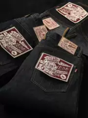 Forward Series 15O Extra Deep Blue Black Washed Original High-End Selvedge Denim Straight-Leg Jeans Mbbcar Narrow Fit