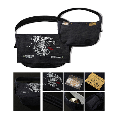 窄幅“食衣”11周年双拼限定重磅紧密环锭纺左右绫原浆赤耳报童包