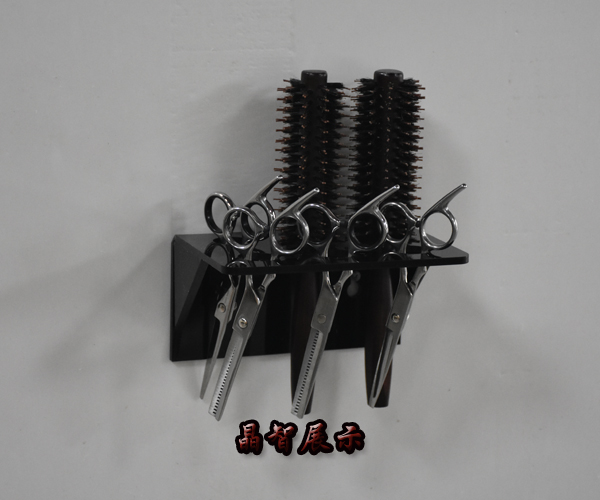 剪刀梳子架发廊美容美发理发店