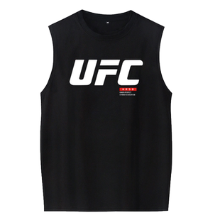 UFC小鹰MMA混合格斗无袖T恤背心国家队张伟丽拳击自由搏击棉马甲