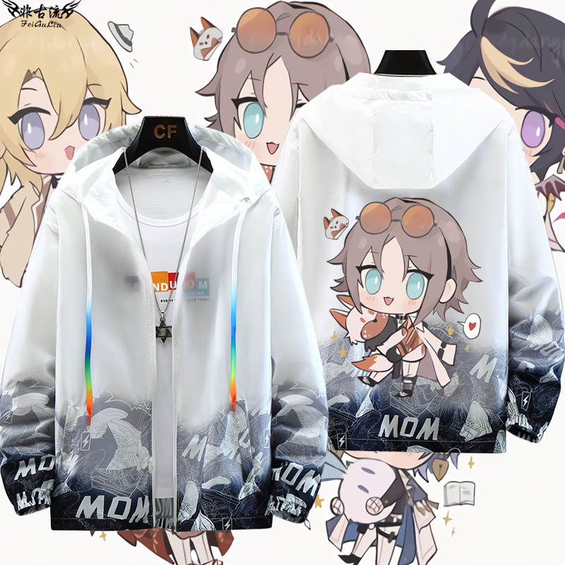 二次元夏季连帽宽松防晒衣服外套