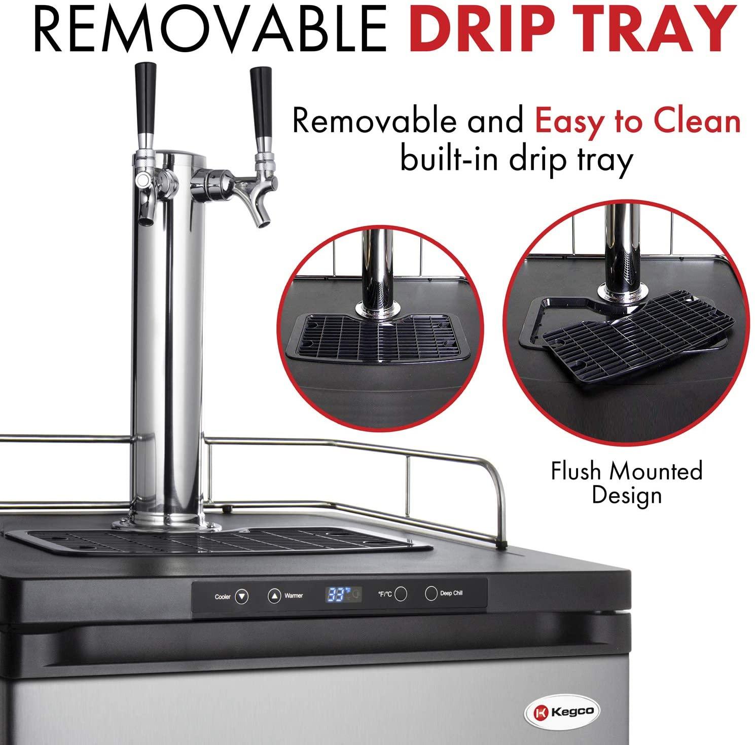 双头精酿啤酒机风i冷扎啤机商用生啤机kegerator水冷打酒制冷设备