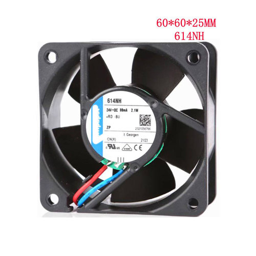 全新进口德国直流风扇TYP 614NH 6CM 24V 2.1W 变频器散热风扇