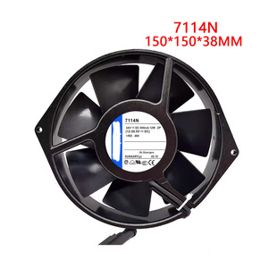 全新现货德国正品风机 TYP 7114N 24V 12W 全金属ABB变频器风扇