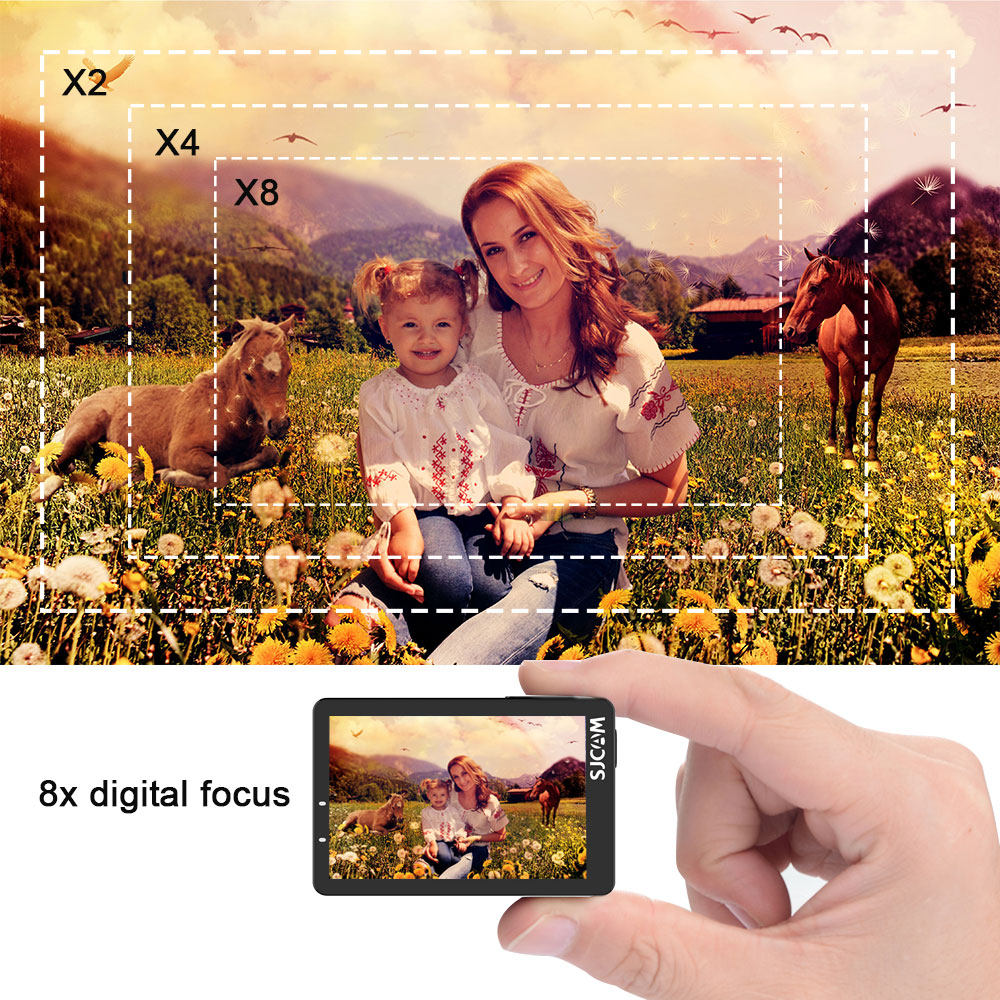 SJCAM SJ8 Pro 4K 60FPS WiFi Action Camera Ultra HD - Taobao product photo 2