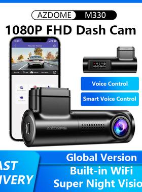 1080P HD Dash Cam Voice Control Voice Control Built-in WiFi