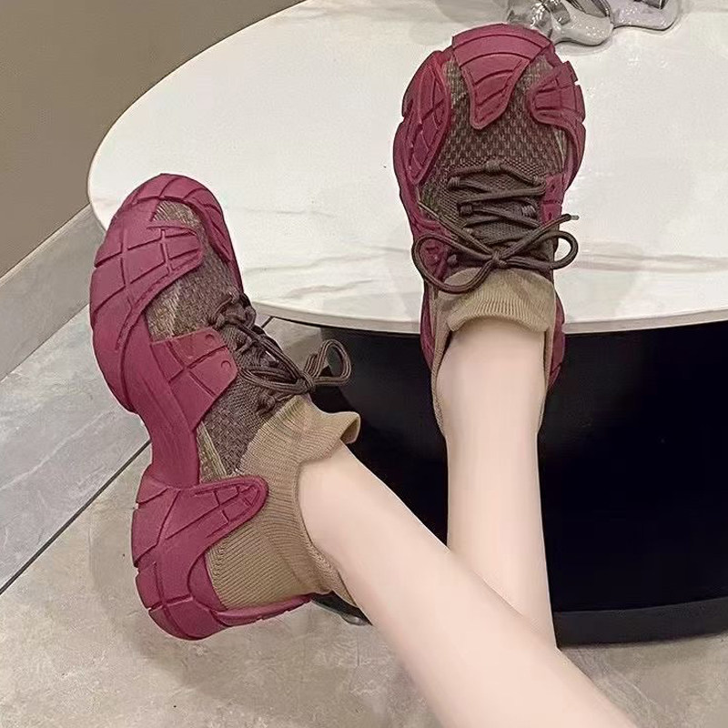 椰子鞋欧洲站女鞋时尚袜子鞋英伦