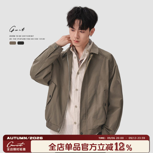 GWITGabardine美版哈灵顿夹克