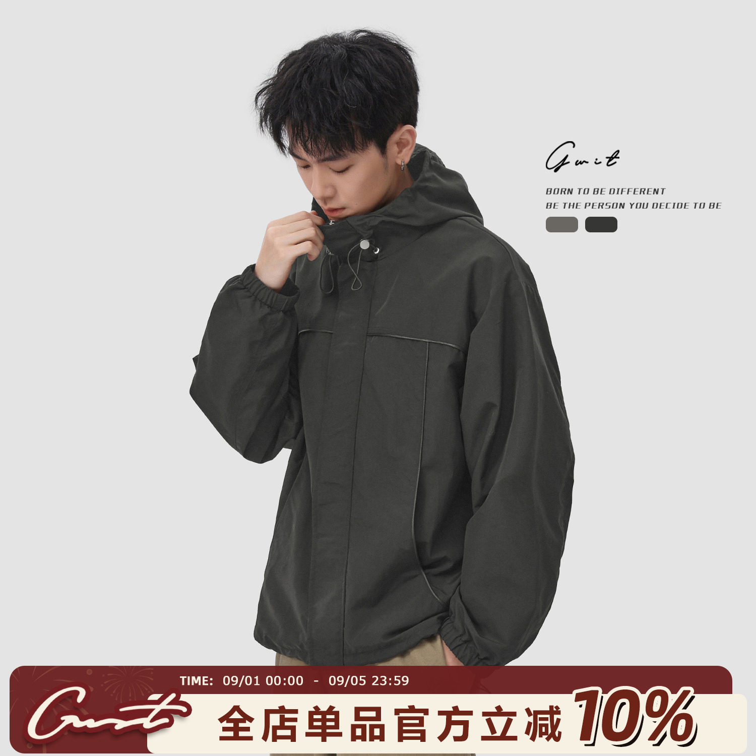 GWIT软壳三防户外复古运动夹克图片