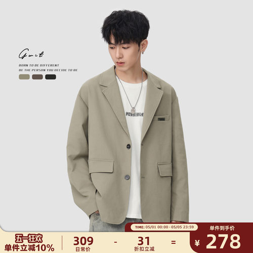 GWIT复古休闲西装外套
